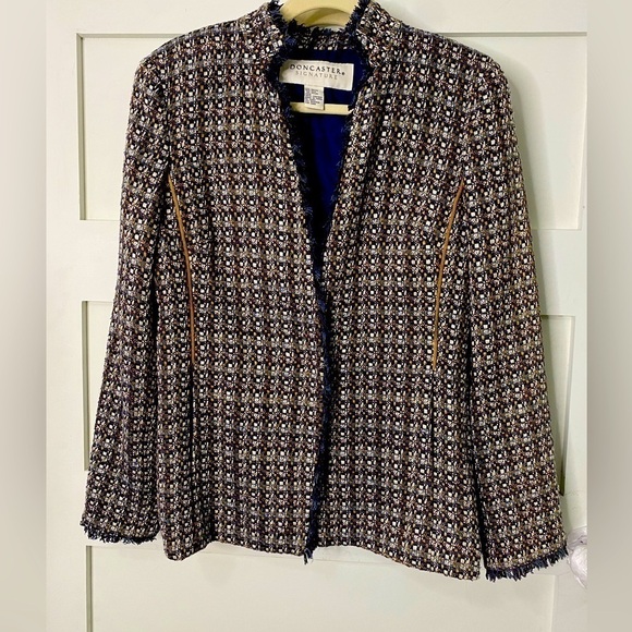 Doncaster Signature Collection Tweed Jacket Size 8. - Picture 1 of 12